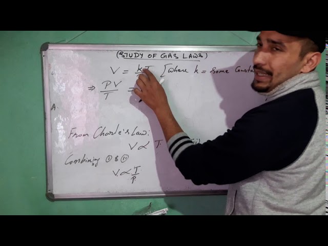 Class 9 Study of Gas Laws 4th video( Theory and numericals)