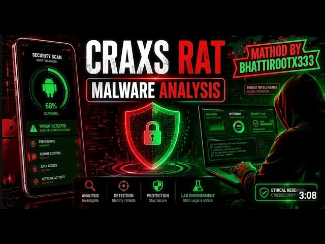 🔥 Craxs RAT V8 Explained | Full Android Security Lab Setup 2026 | 2027 Beginner Guide