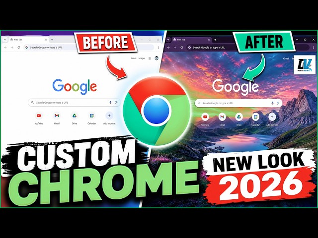 Google Chrome Background Change Kaise Kare? | How to Customize Chrome Home Screen | New Look 2026