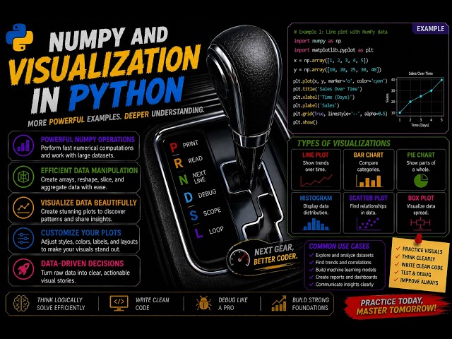 Numpy and visualization in python #15