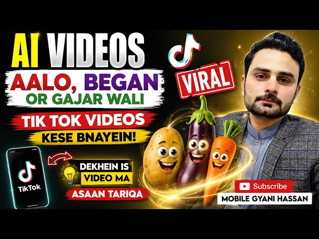 TikTok AI Viral Videos Kaise Banayein | AI Cartoon Video Editing Tutorial