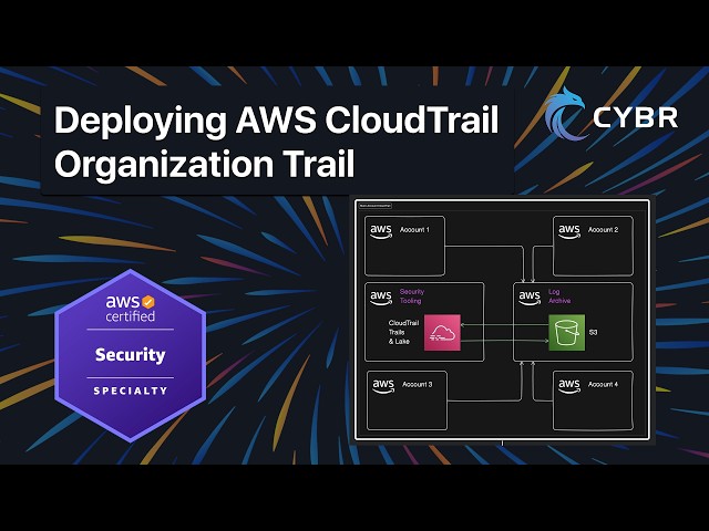 Deploying AWS CloudTrail Organization Trail - SCS-C03