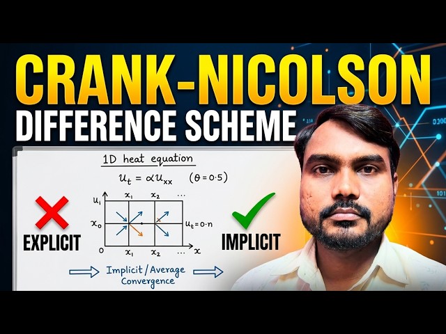 Crank Nicolson Difference Scheme / Crank Nicolson Difference Method / Partial Differential Equations