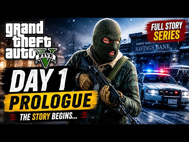 GTA V Story Mode Day 1 | Prologue Mission Gameplay Walkthrough #1