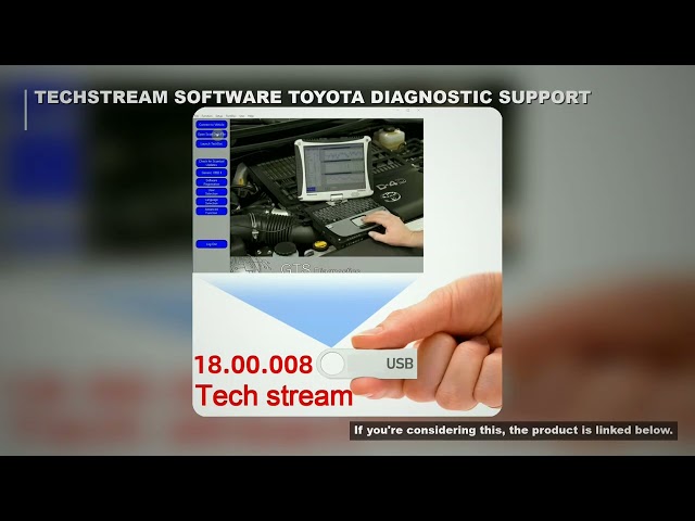 Techstream V16.00.017 Hot sale Mini VCI Software For Toyota Car Diagnostic Tool Support 2020 Work wi