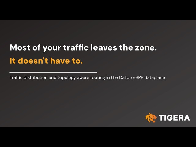 Most of your traffic leaves the zone. It doesn't have to.