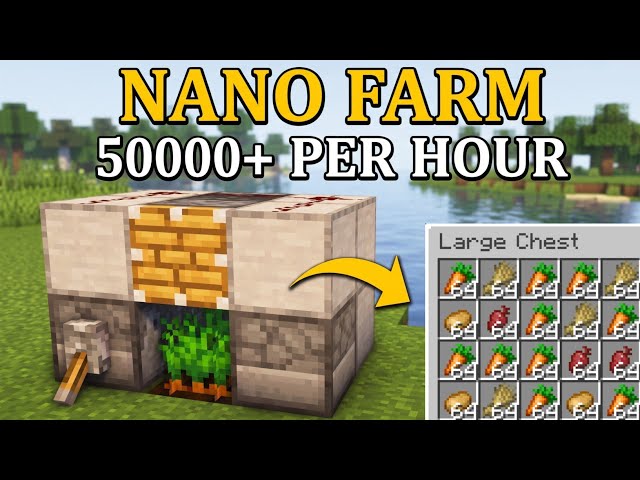 BEST Automatic Crop Farm in Minecraft Java 26.2