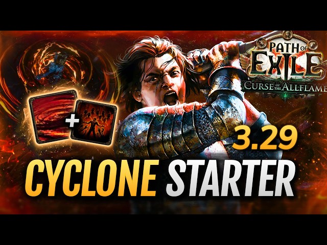 [PoE 3.29] SPINNING Starter! Shockwave CYCLONE Slayer Build - League Starter Guide - Path of Exile