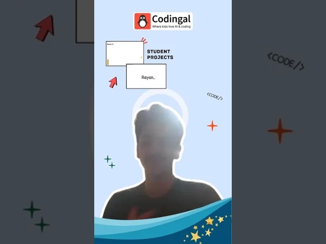 Reyan didn't just learn Python and Pygame - he used them to build two original games