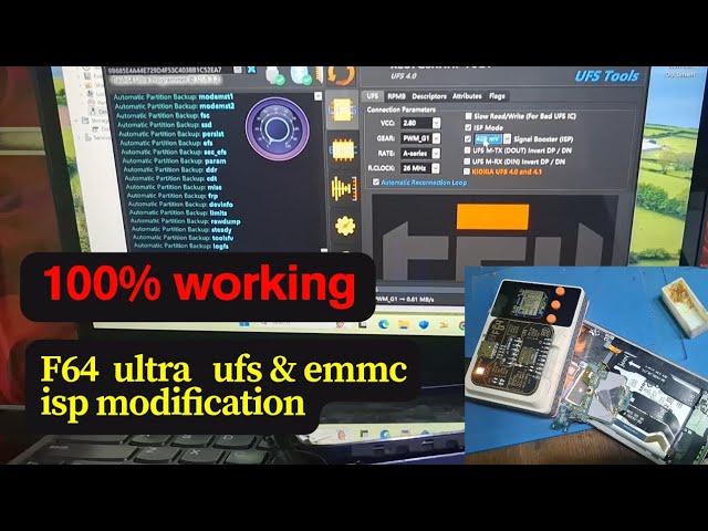 F64 ISP, UFS & eMMC Connection Full Guide | Box Modification & Step-by-Step Tutorial