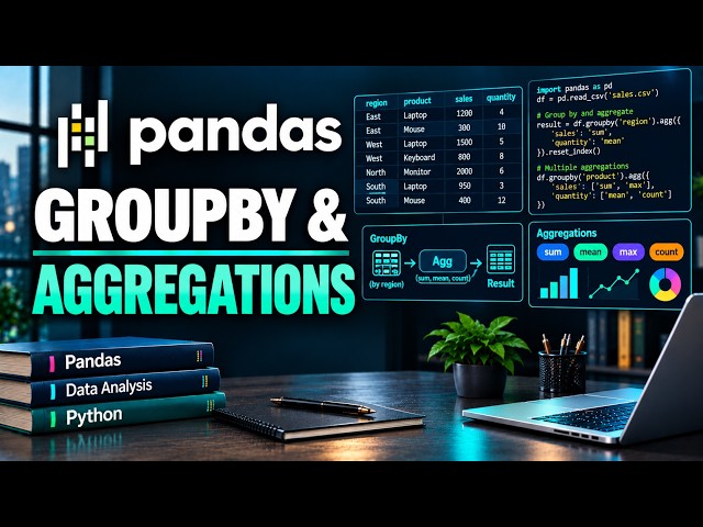 Pandas GroupBy & Aggregations | Module 07: Split-Apply-Combine & Summaries