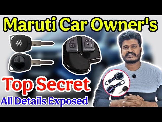 Maruti Car Key Secret 🔑 | Remote Key Hidden Features | Spare Key Tips Tamil | MrVishwaCarCare