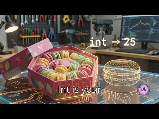 Data Types in C Explained in 40 sec | C Programming for Beginners | Animated Tutorial
