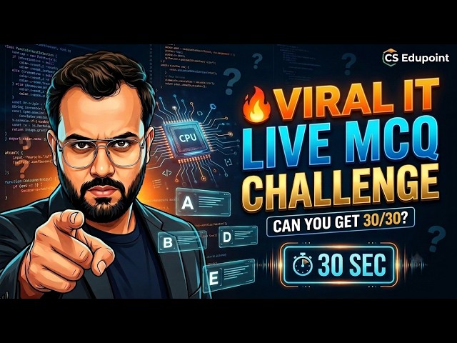 🔥 Viral IT LIVE | Computer & IT MCQ Challenge | Coding Questions + Computer Awareness | 30 Sept 26