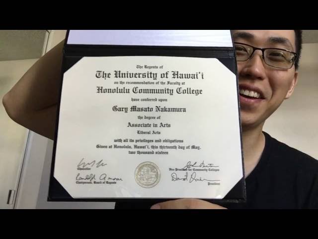 Opening My Associates In Arts College Degree! (Liberal Arts)