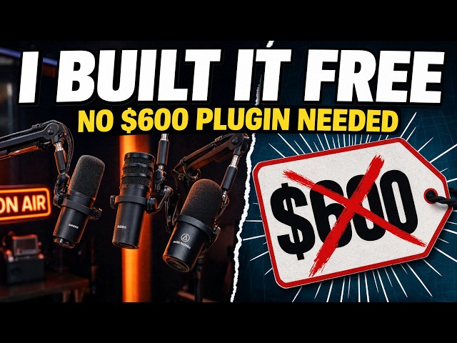 I Built a FREE Podcast Automixer (No $600 Waves Plugin Needed)