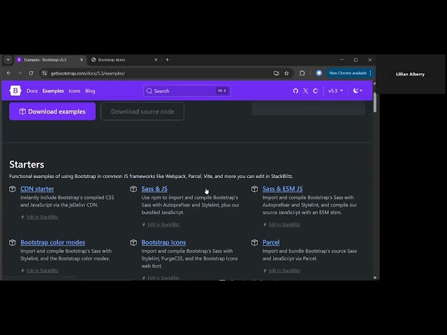 Setting up your Bootstrap Page