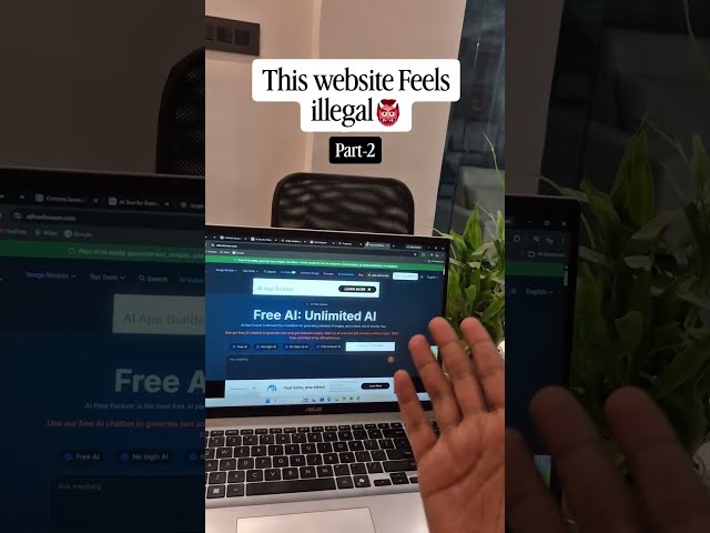 This Website Feels Illegal (1,000+ Free AI Tools) 🤫 #shorts
