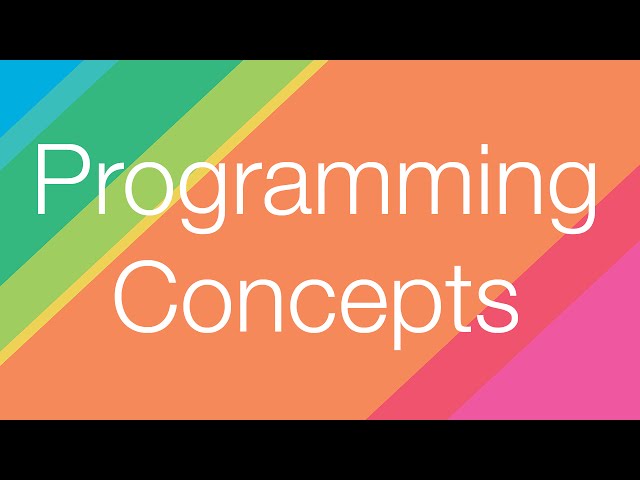 Intro to Programming: Concepts