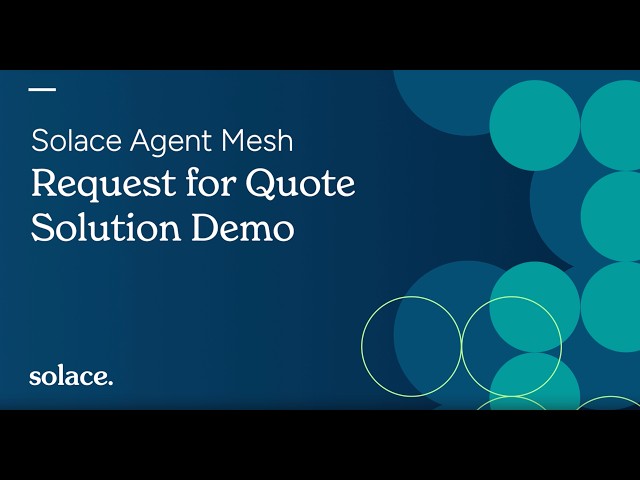 Agentic RFQ in Action: Multi-Agent Parallel Quote Generation with Solace Agent Mesh