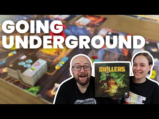 A new deck builder from CGE! - Drillers Board Game Review