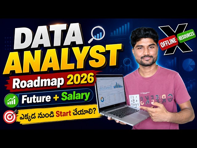 🚀🚨Data Analyst Complete Roadmap 2026 | From Beginner to Job Ready