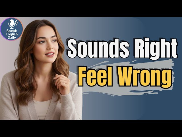 Your English Is Correct — But It Feels Awkward | Shadowing English Speaking Practice