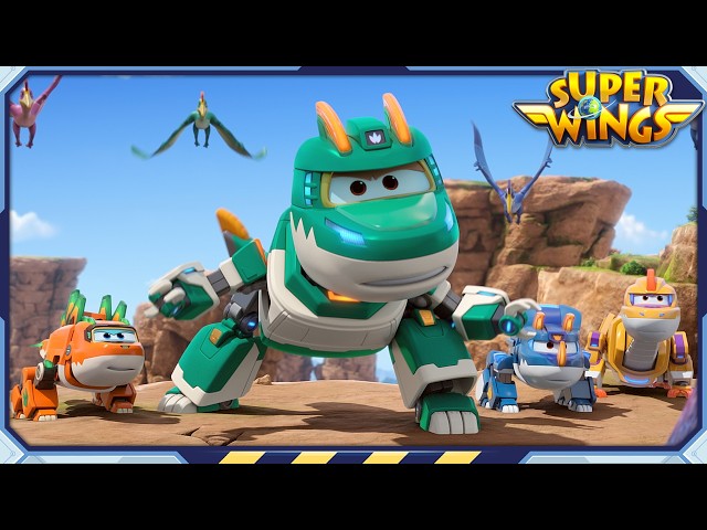 Superwings | S9 | Emergency Dino Rescue | Super Combo | Episode Compilation