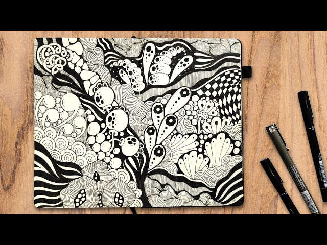 How to Draw Zentangle Art | Easy Step by Step Tutorial