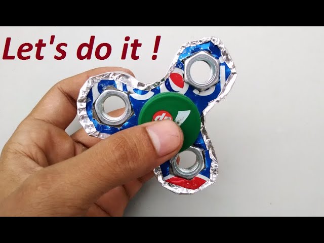 Fidget Spinner make at home , how to make | Mr Gactack