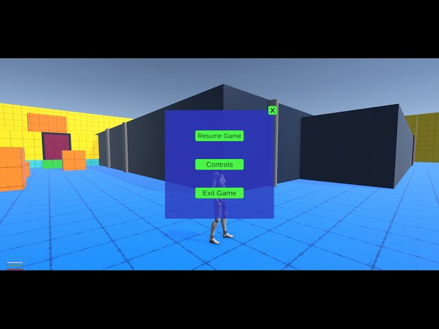 Unity Third Person Controller – UI System (Main Menu & Controls)