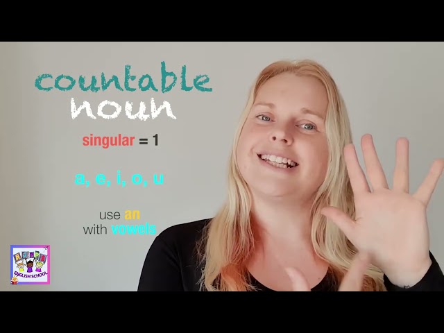 Children's Grammar Classes - COUNTABLE NOUNS