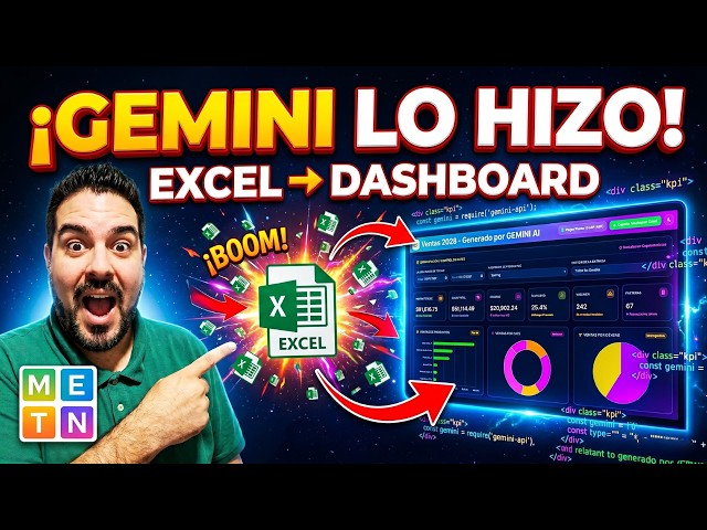 Upload Your Excel to Gemini and Create a Dynamic Dashboard Without Coding