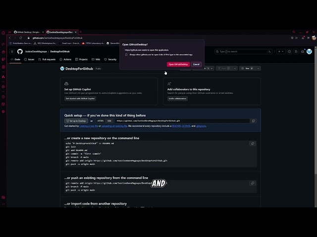 How to install and use Github Desktop