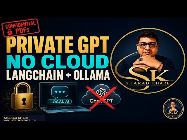 Build a Private GPT: LangChain + Ollama RAG (No Cloud, No API) | Sharad Khare