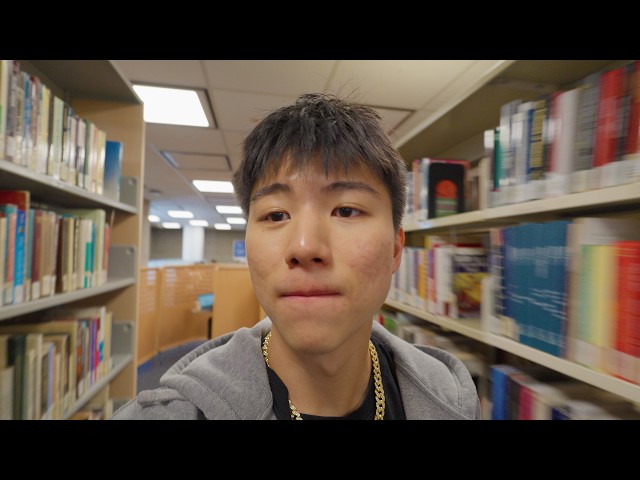 My first time at the library 😬