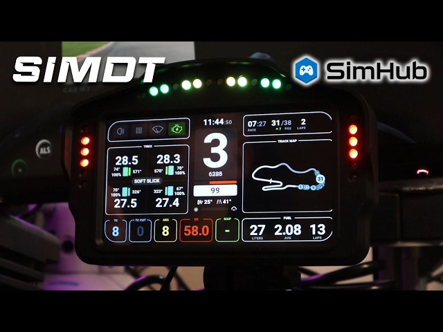 SIMDT 7" Sim Racing (Touch Screen) Dashboard Display [REVIEW]