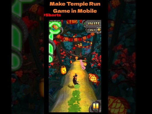 How to Make a Temple Run Game in Mobile #sketchware #android #unity #mobile #games #sketchware_pro