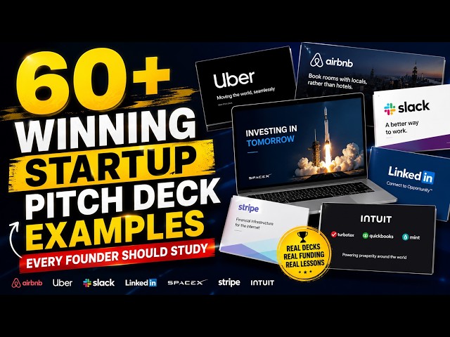 60+ Winning Startup Pitch Deck Examples Every Founder Should Study