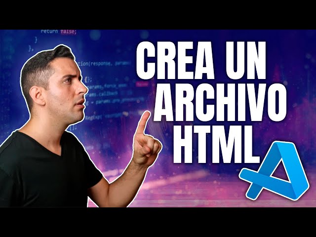 Como crear un archivo HTML en Visual Studio Code