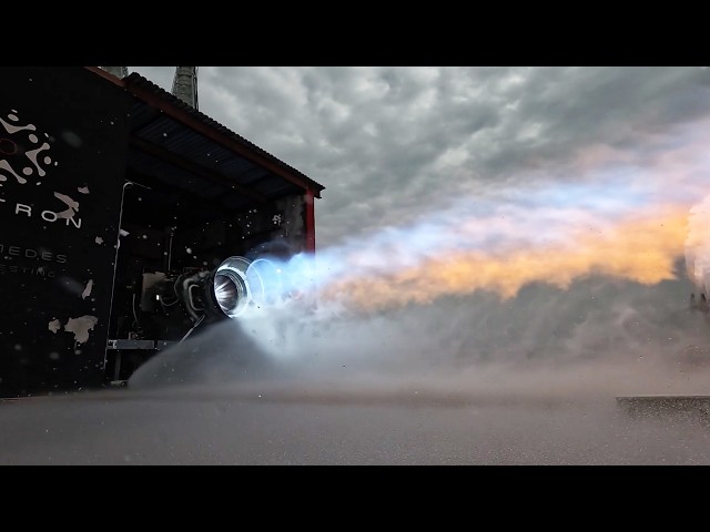 Rocket Lab fires up Neutron's Archimedes second stage engine