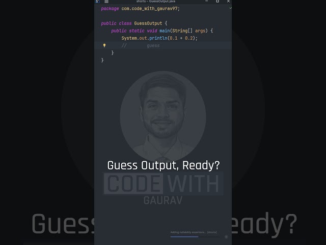 Output Challenge: Double Precision Trap | Java Tricky Output #Shorts