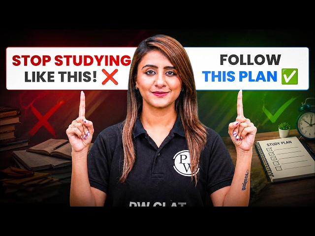 CLAT 2027 Study Plan | Complete 3-Hour Daily Strategy to Crack NLU | Subject-wise Preparation Guide