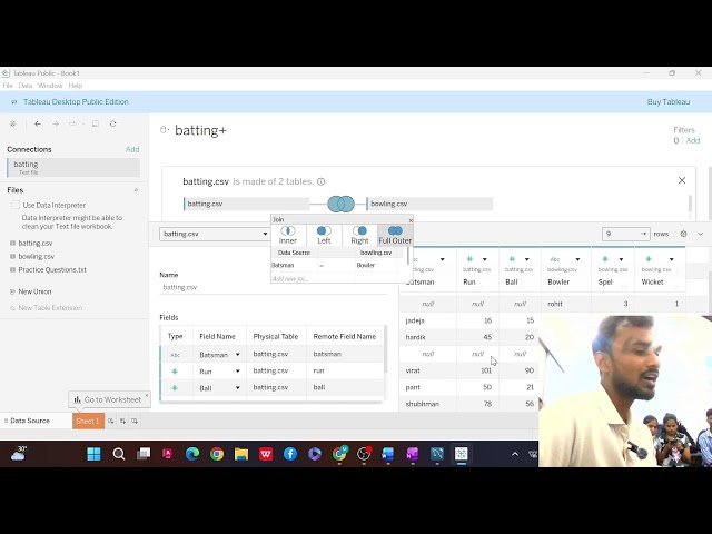 Joins In Tableau In Hindi