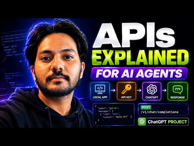 No puedes crear agentes de IA sin esto: APIs explicadas (con un proyecto de ChatGPT)