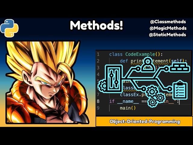Static Methods, Class Methods & Magic Methods in Python (OOP In Python Course)