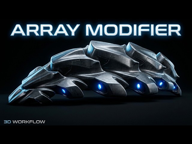 Array Modifier -- Learn 3DS Max -- Part 69