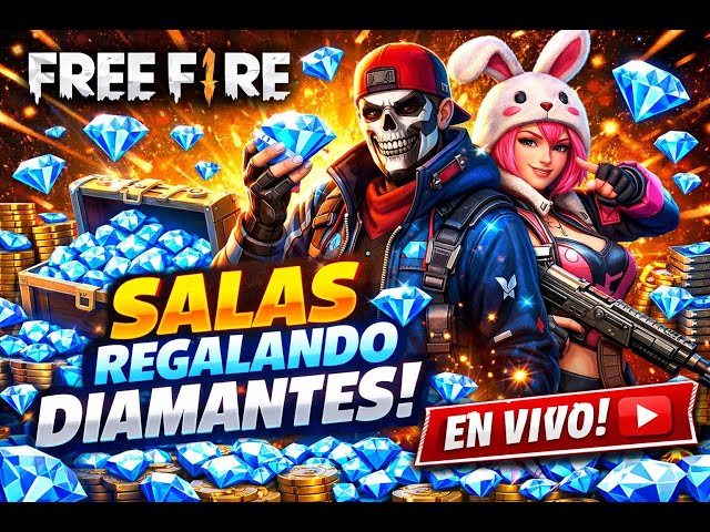 BUSCANDO MINI INFLUENSERS FREE FIRE🔴 PASES BOOYAH + SALAS PVP 🔴 DIAMANTES GRATIS EN [FREE FIRE]