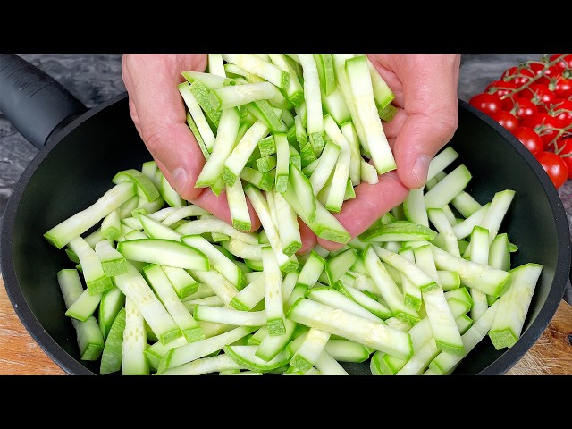 The most delicious zucchini recipe! I do it every day! So easy and quick!