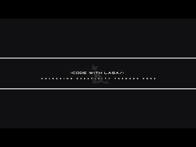 Code With Lasa Live Stream